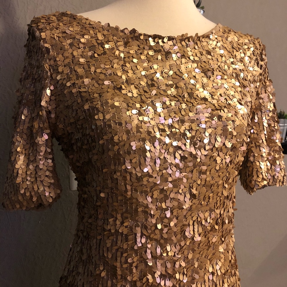 Golden Midi Dress ✨